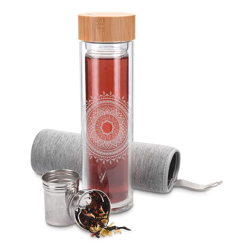 Glass Water Bottle